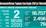 Koronavirüsten Toplam Can Kaybı 356’ya Yükseldi