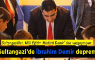 Sultangazi’de İbrahim Demir depremi