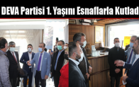 DEVA Partisi 1. Yaşını Esnaflarla Kutladı