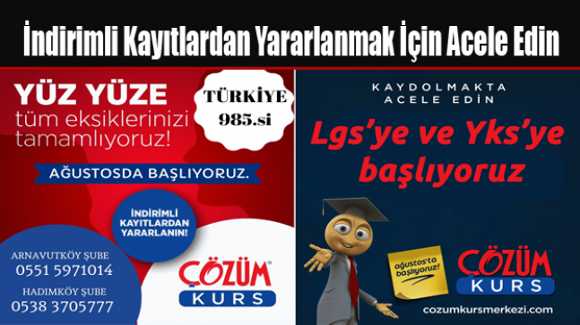İndirimli Kayıtlardan Yararlanmak İçin Acele Edin