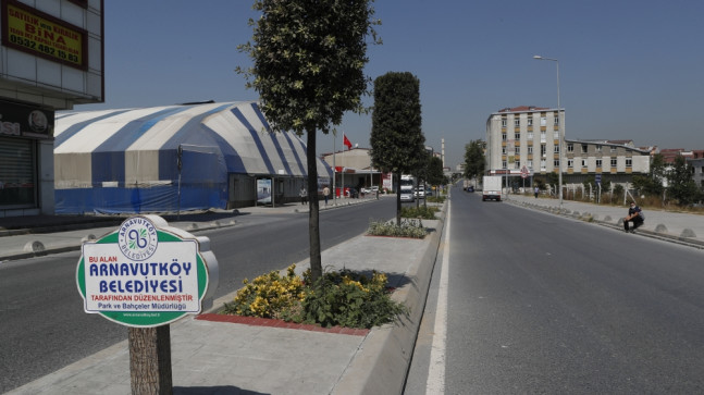 Fatih Caddesi Orta Refüj Çalışması Tamamlandı