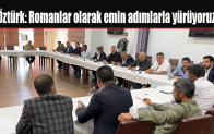 Öztürk: Romanlar olarak emin adımlarla yürüyoruz